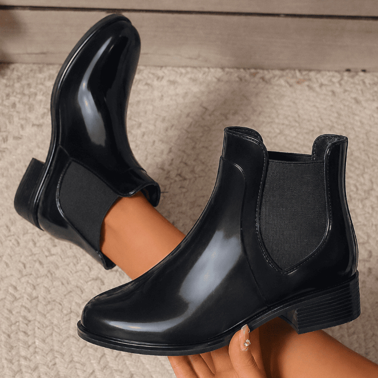 Bota Feminina Galocha Casual Plataforma Moda Impermeável