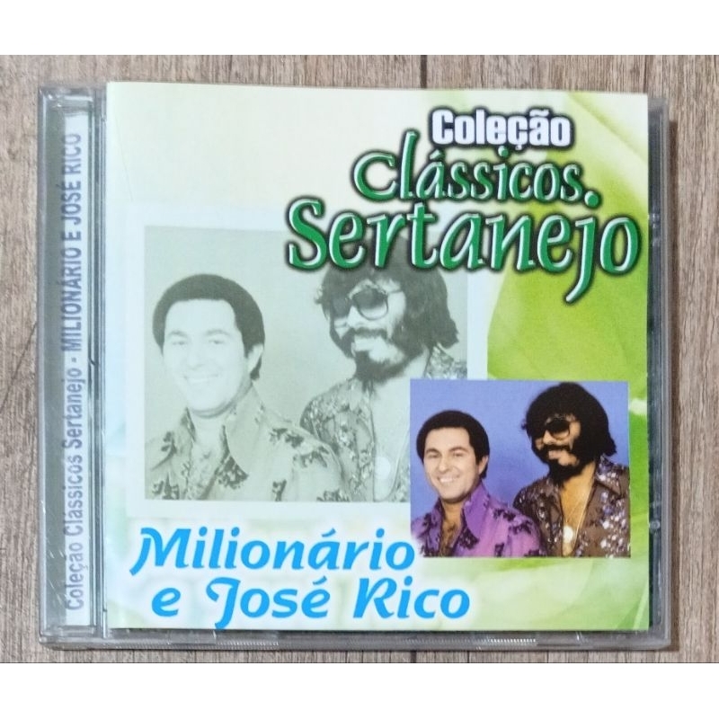 CD milionário e José rico - coleção clássicos sertanejos