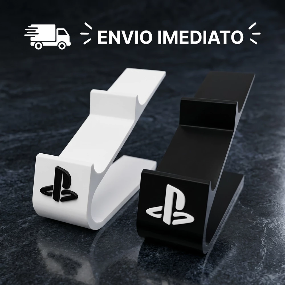 Suporte duplo para controle, ps3, ps4 e ps5.