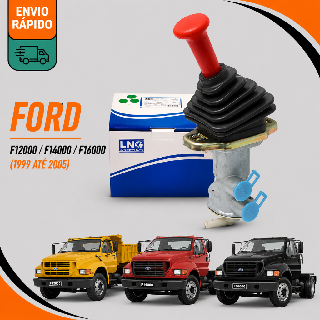 Válvula Freio de Mão FORD TIPO KNORR F12000 F14000 F16000 1999 2000 2001 2002 2003 2004 2005