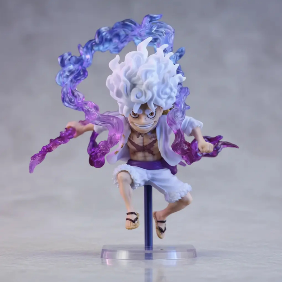 Action Figure Luffy Gear 5 Anime One Piece Boneco Colecionável Geek