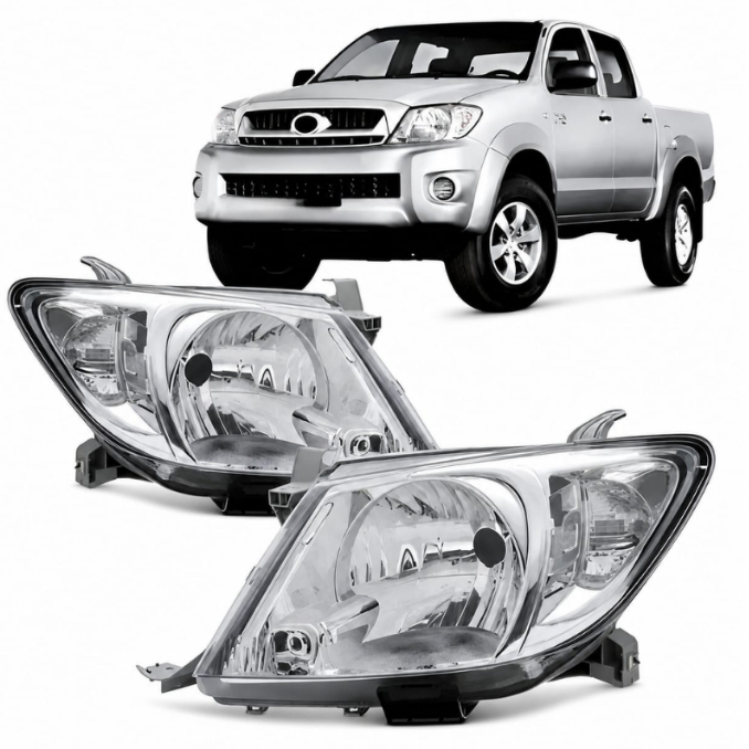 Par Farol Cristal Hilux 2009 2010 2011