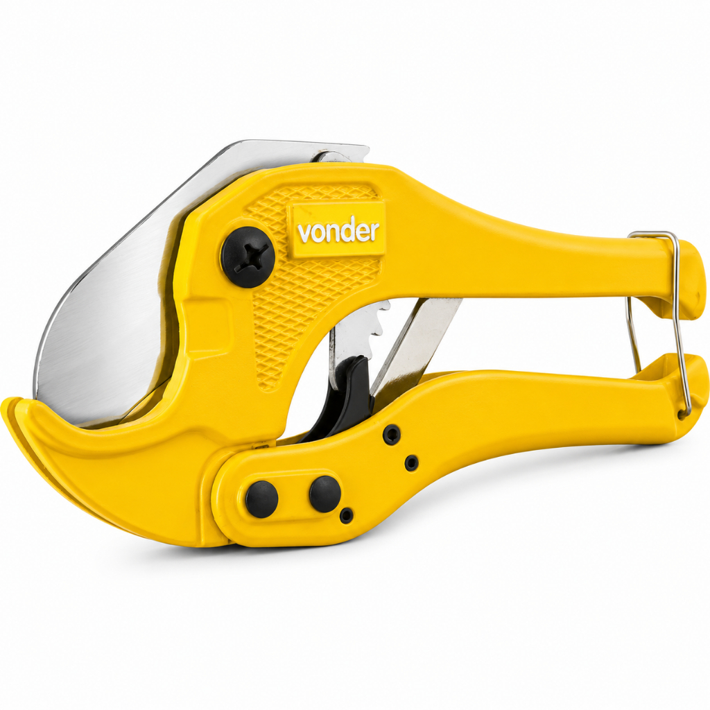 Cortador de Tubo PVC 42mm Tesoura Para Cano Corte Rápido Sem Rebarba Vonder