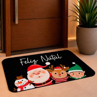 Tapete Natalino Antiderrapante por R$ 19,95! 🎄