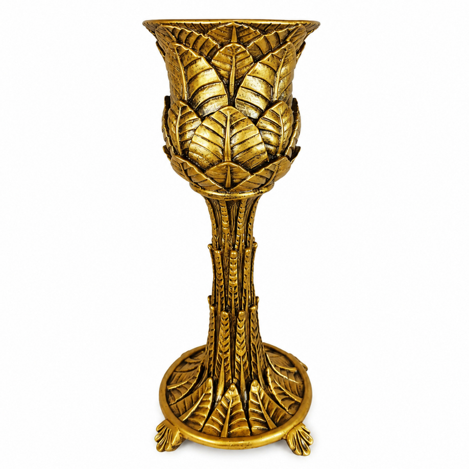 Vaso Croton Grande Decorativo 51 cm em Resina (1 Unidade)