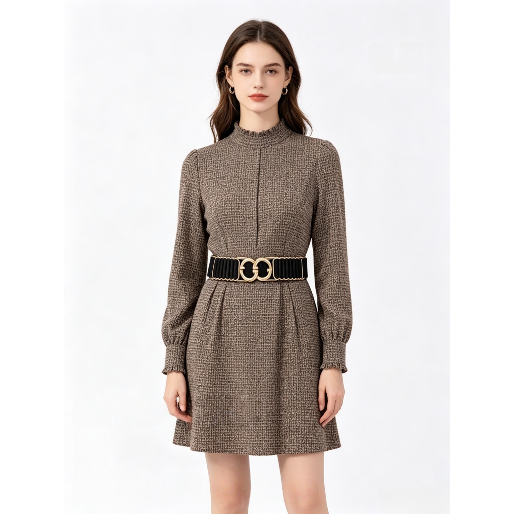 Cinto Feminino de Couro PU - Preto: Design Ajustável e Versátil para Calças e Vestidos