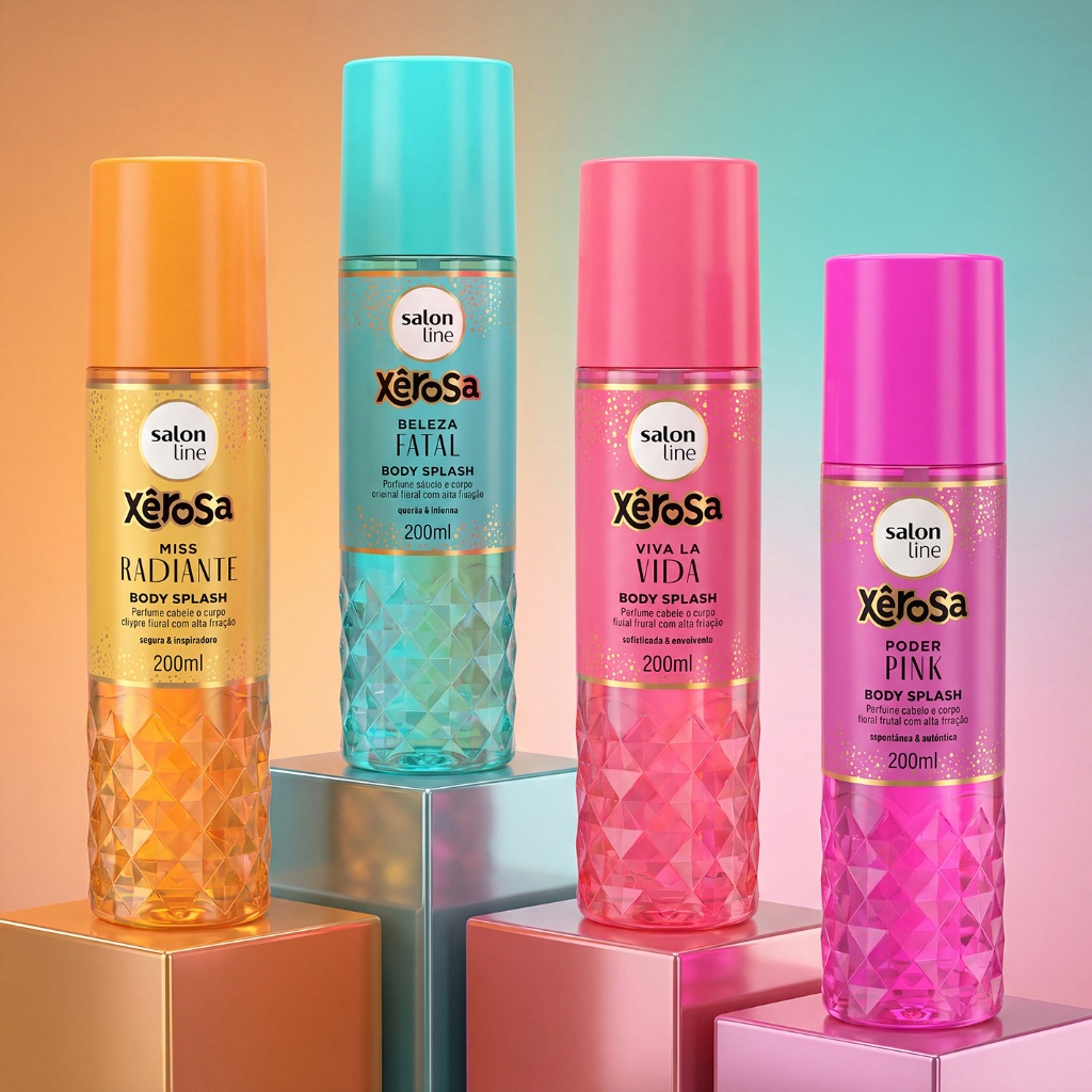 Kit Xêrosa Body Splash Poder Pink, Miss Radiante, Beleza Fatal e Viva La Vida · foto 2