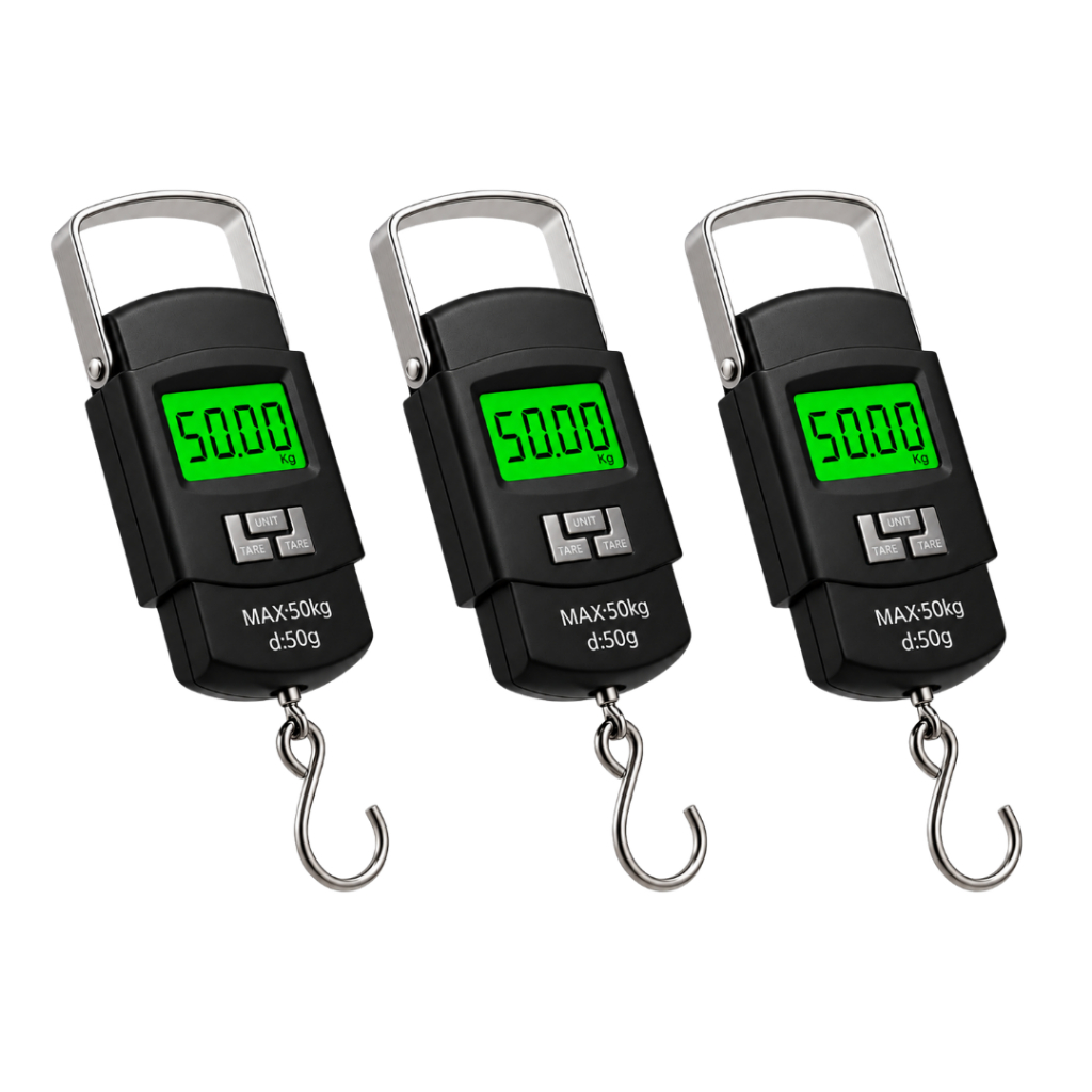 Kit 3 Balança Digital de Mala Precisão Até 50kg