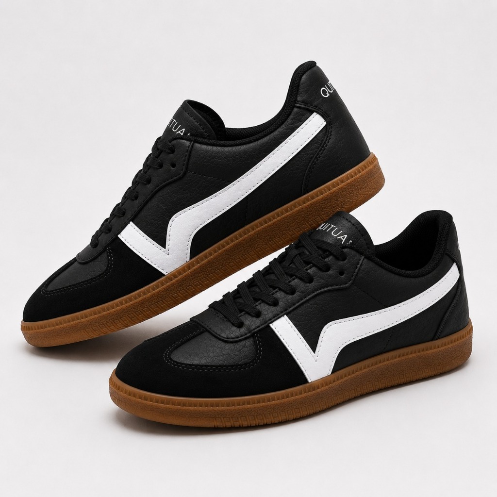 Tênis Feminino Casual Confortável Perfeito para o Dia a Dia Cabedal Feito a Mão Palmilha EVA Macia