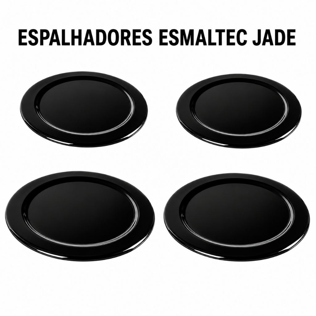 kit 5 tampinhas para fogao esmaltec jade clarice 2g2p1gg espalhadores das bocas