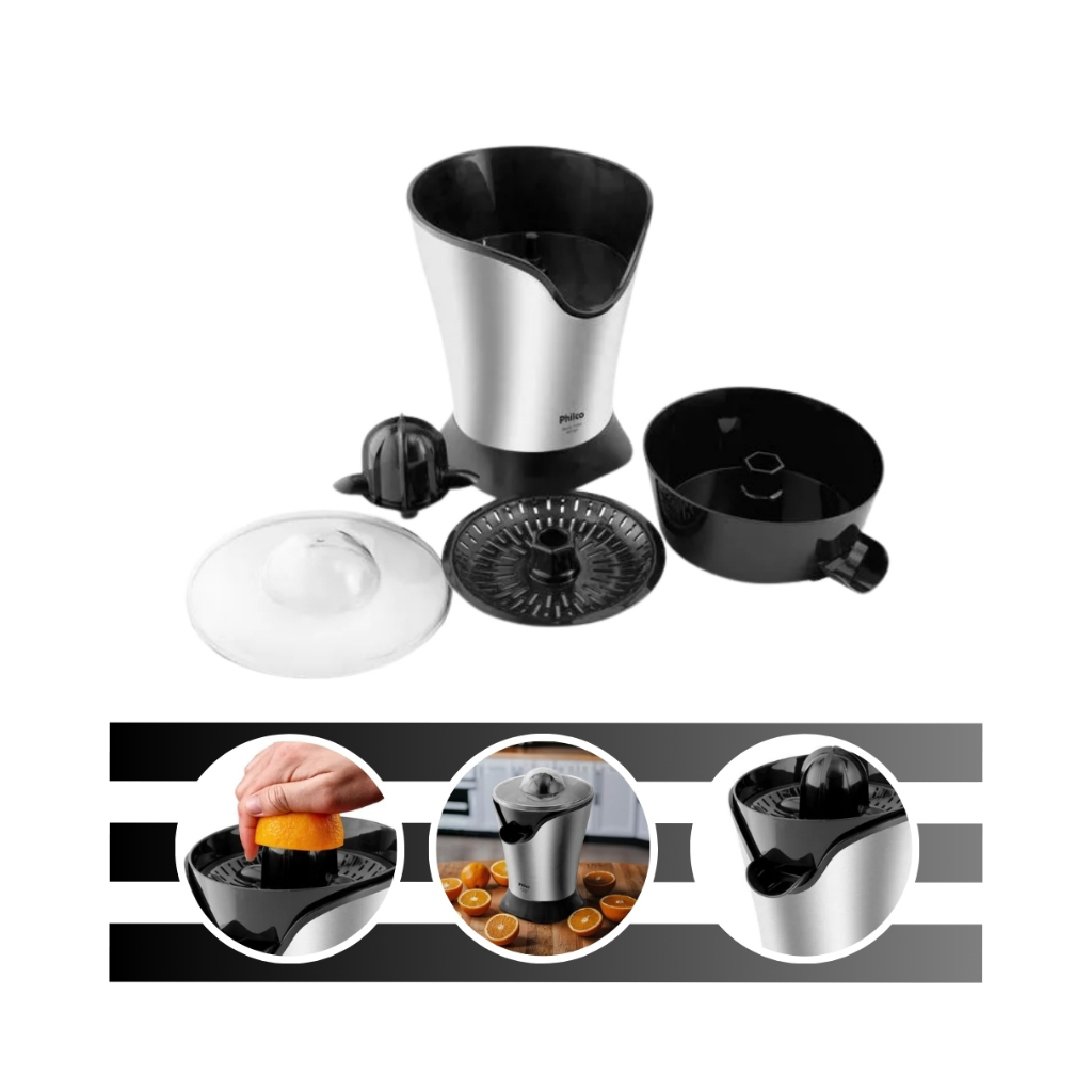 Espremedor de Frutas PEF750P 70W Inox Philco – Mais praticidade e saúde para o s