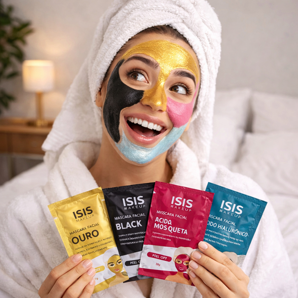 Máscara Facial Peel Off Mel e Colágeno, Rosa Mosqueta, Antioleosidade, Black, Vitamina C, Ácido Hialurônico