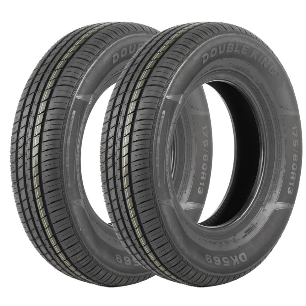 Kit 2 Pneus 175/60 R13 Double King DK569 77H Aro 13 Novos