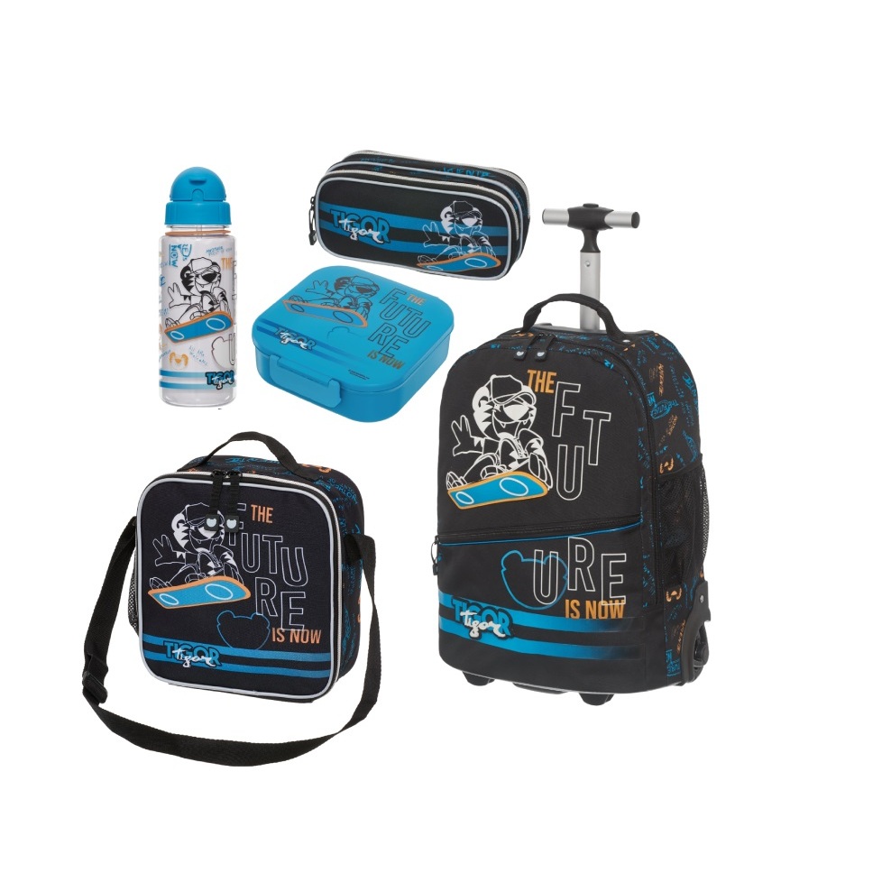 Kit escolar Tigor T Tigre infantil menino mochila estojo e lancheira lançamento 2026