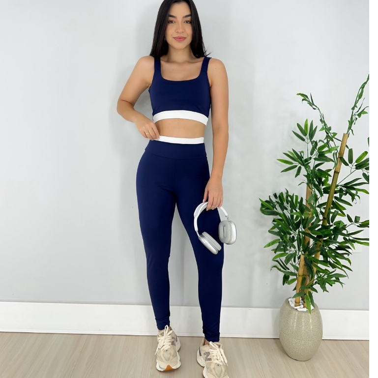 Calça Leg E Top Regata Academia Conforto e Qualidade