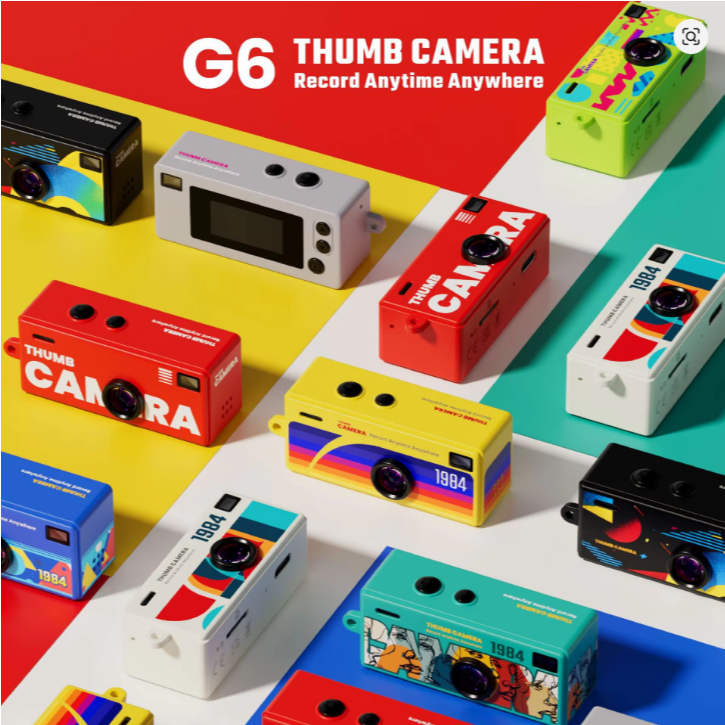Câmera Infantil G6 Thumb Camera Ultra Mini 1080P 0,96 'Inch Gravação De Alta Definição Foco Automático Grande