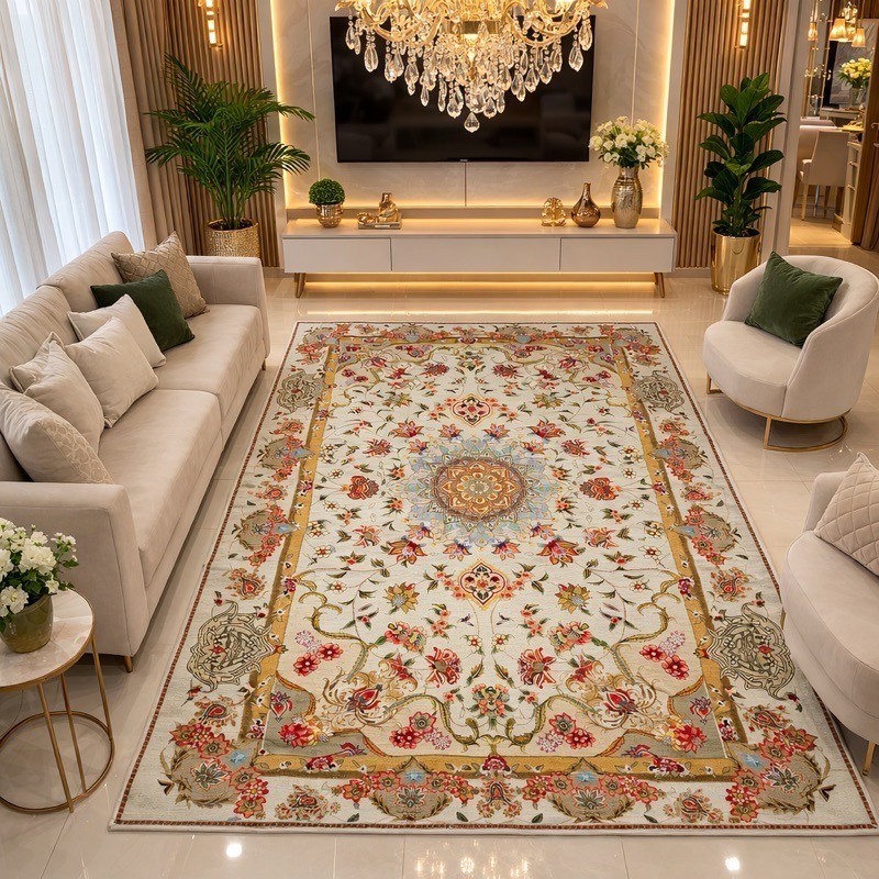 Tapete Belga 2,00x2,40 Grande Para Sala Quarto Luxuoso Moderno — imagem 2 de 2