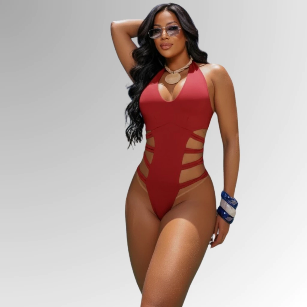 Maiô Feminino Poliamida Premium Duplo Com Trançado — imagem 1
