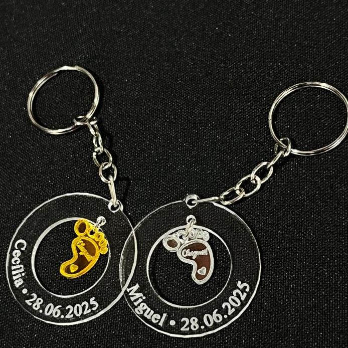 LEMBRANCINHA CHAVEIRO PERSONALIZADO COM NOME - LEMBRANÇA MATERNIDADE - NASCIMENTO - CHA DE BEBE
