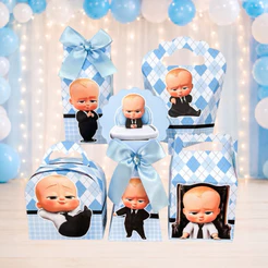 Kit Festa Personalizada O Poderoso Chefinho - Lembrancinhas - Caixinhas