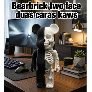 🧸 BEARBRICK TWO FACE • DUAS CARAS • 15CM / 20CM • ART TOY • COLECIONÁVEL PREMIUM