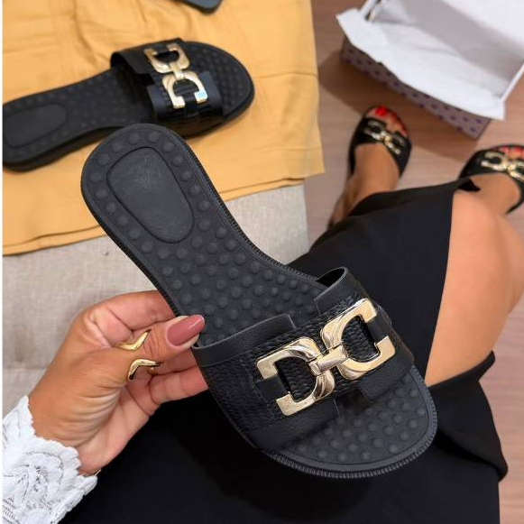 Sandália Feminina Rasteirinha Feminina Elegante Confortável