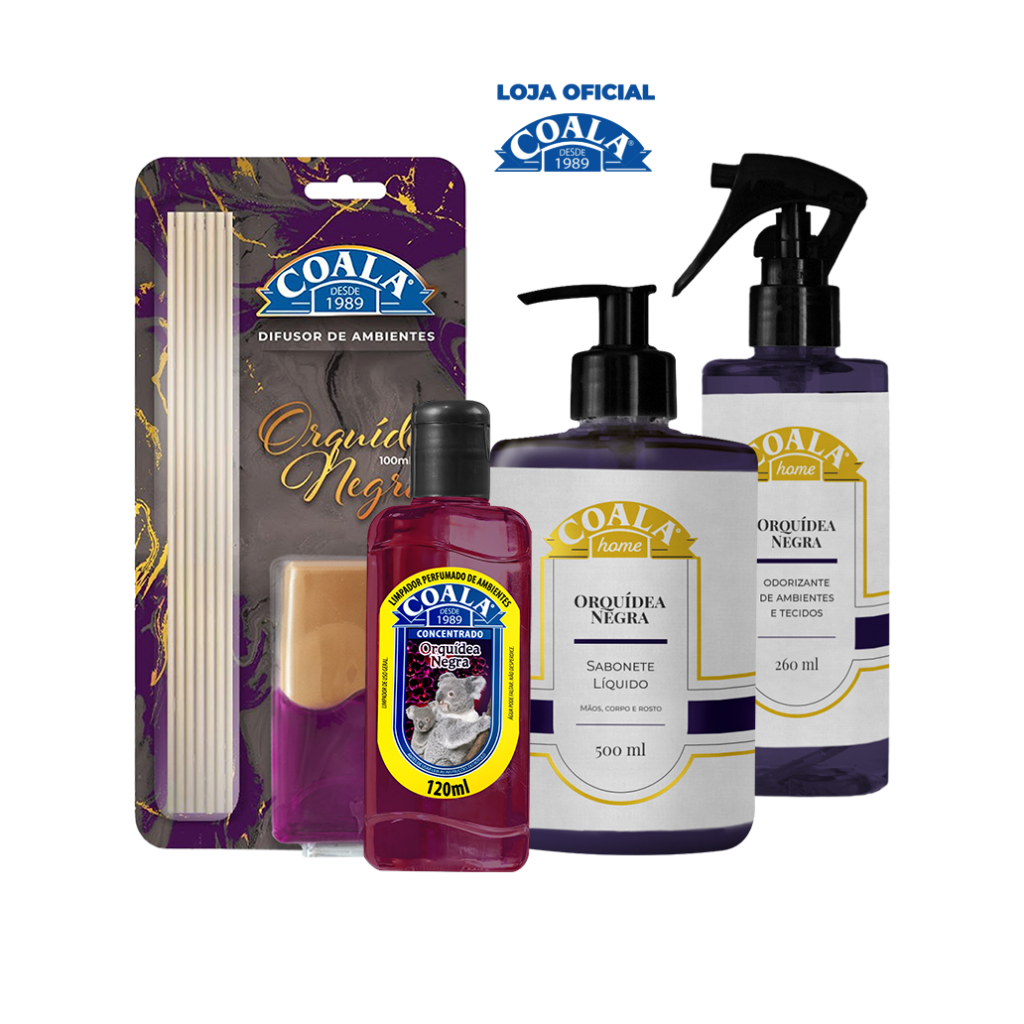 Kit Coala Home Orquídea Negra