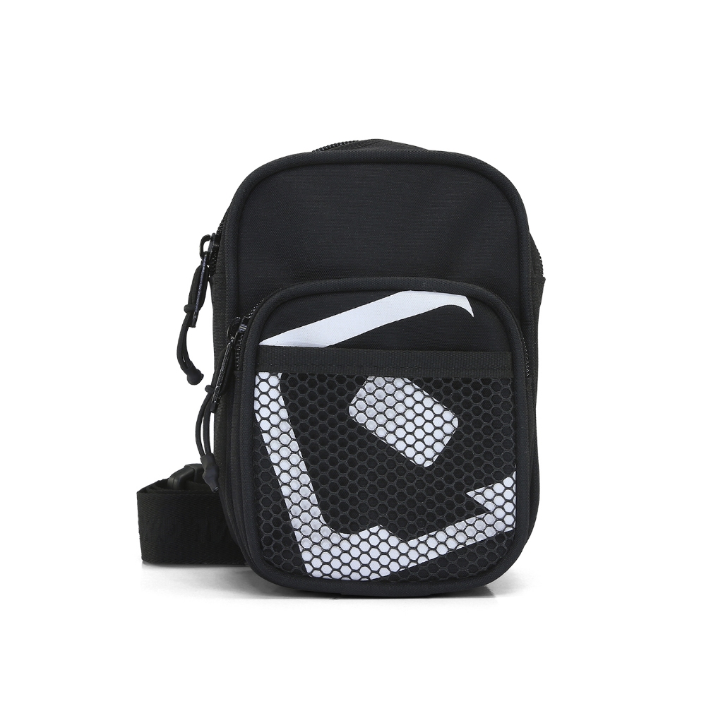 Shoulder Bag QIX International Bolsa Pequena Transversal Pochete Masculino Feminino Preto Branco