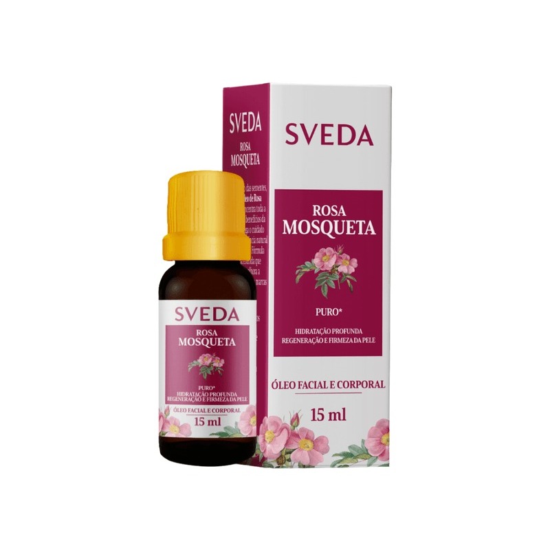 Óleo de Rosa Mosqueta Sveda Puro 15ml