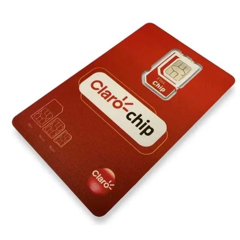 chip Pré-Pago claro sem recarga 5g ou com recarga credito 5g