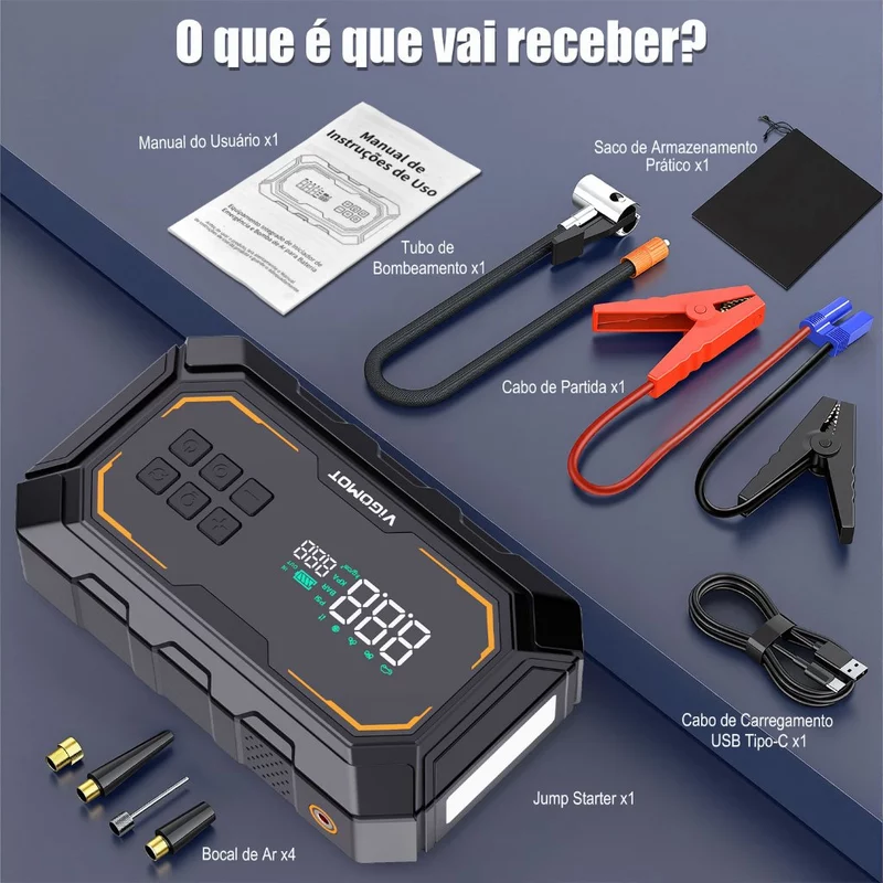 Auxiliar de Partida Veicular Vigomot 4 em 1 — foto 8
