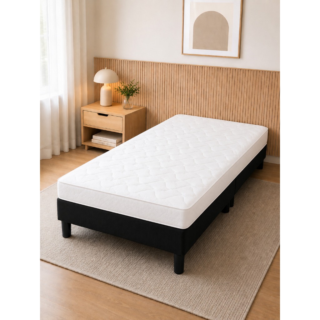 Base para Cama Box Solteiro Resistente Robusta Montagem de Encaixe