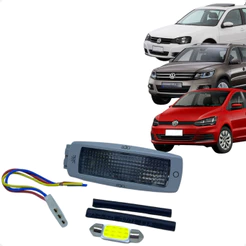 1 KIT Lanterna Luz Teto Cortesia Fox Cross Space C/ Led 5n0947291a