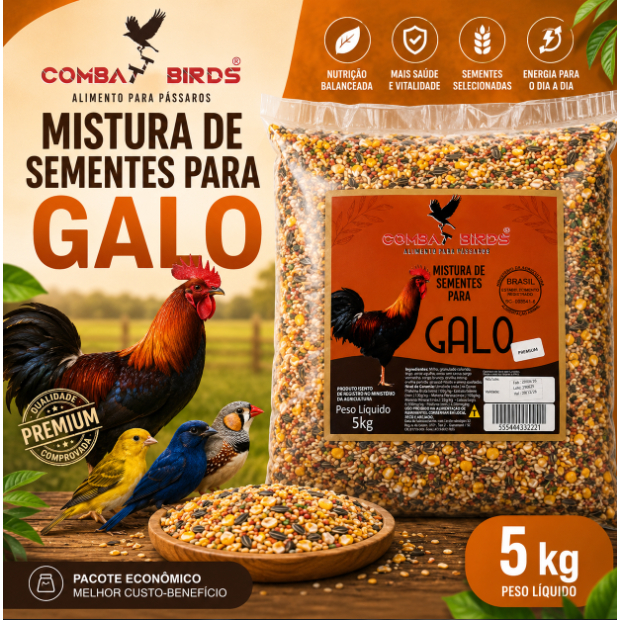 Mistura de Sementes para Galo PREMIUM