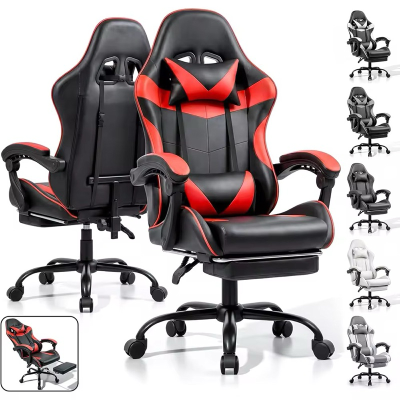 Cadeira Gamer Profissional Escritório Giratória Ergonômica Reclinável Apoio Para