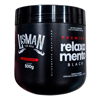 Alisamento Americano Relaxamento Masculino Black 500g Lisman