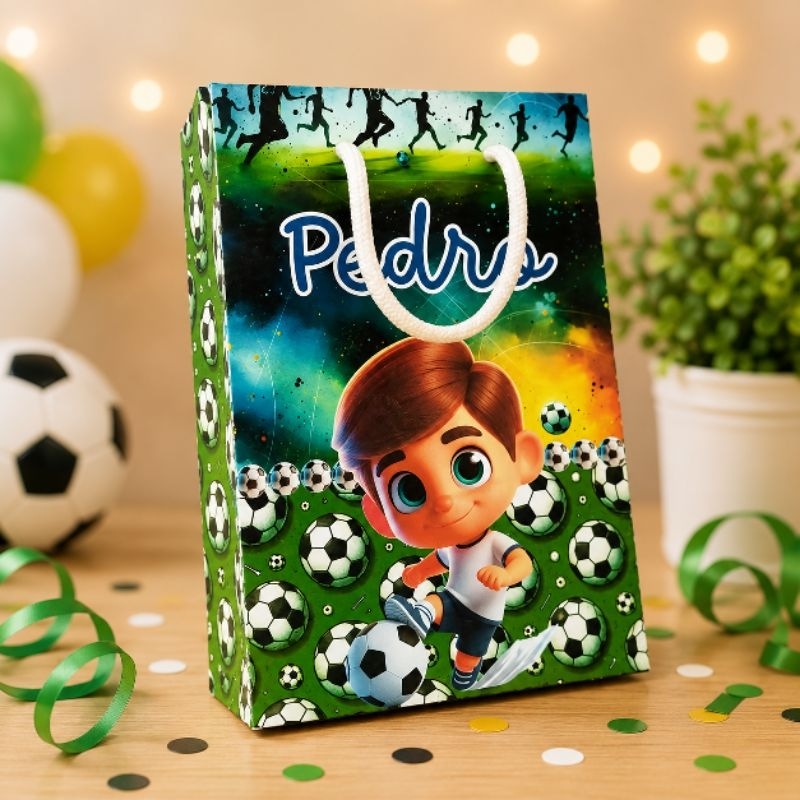 Sacolinha Personalizada P || Futebol (PEGUE E MONTE)