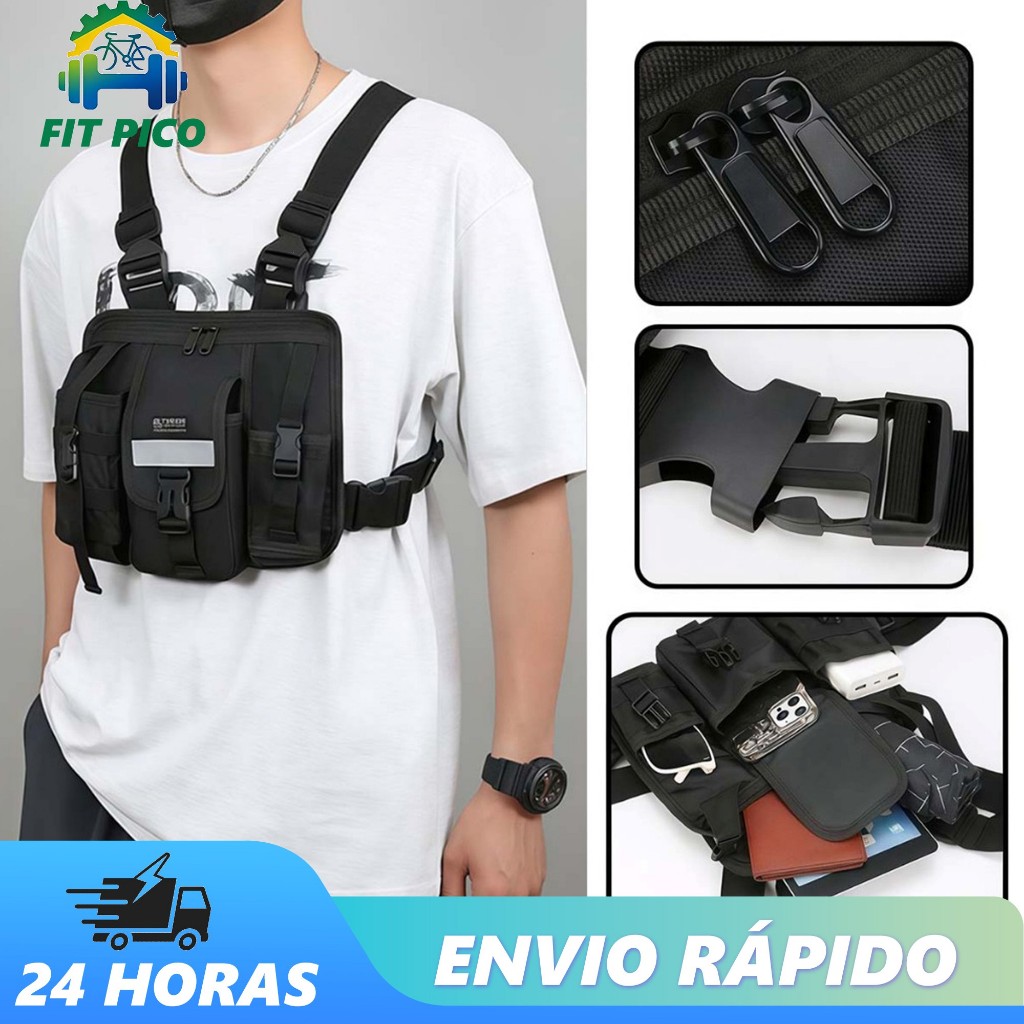 Nova Bolsa De Peito Multifuncional Moderna-Pacote De Utilidades Casuais Para Caminhadas