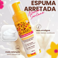 Espuma de Limpeza Facial Espuma Mágica Facial Mousse Espuma Facial Cílios e Sobrancelhas Beautify
