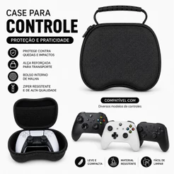 Bolsa para controle, PS4 Pro, PS4 Slim Capa Protetora para PS3, PS5, Xbox One 360, Xbox Series X