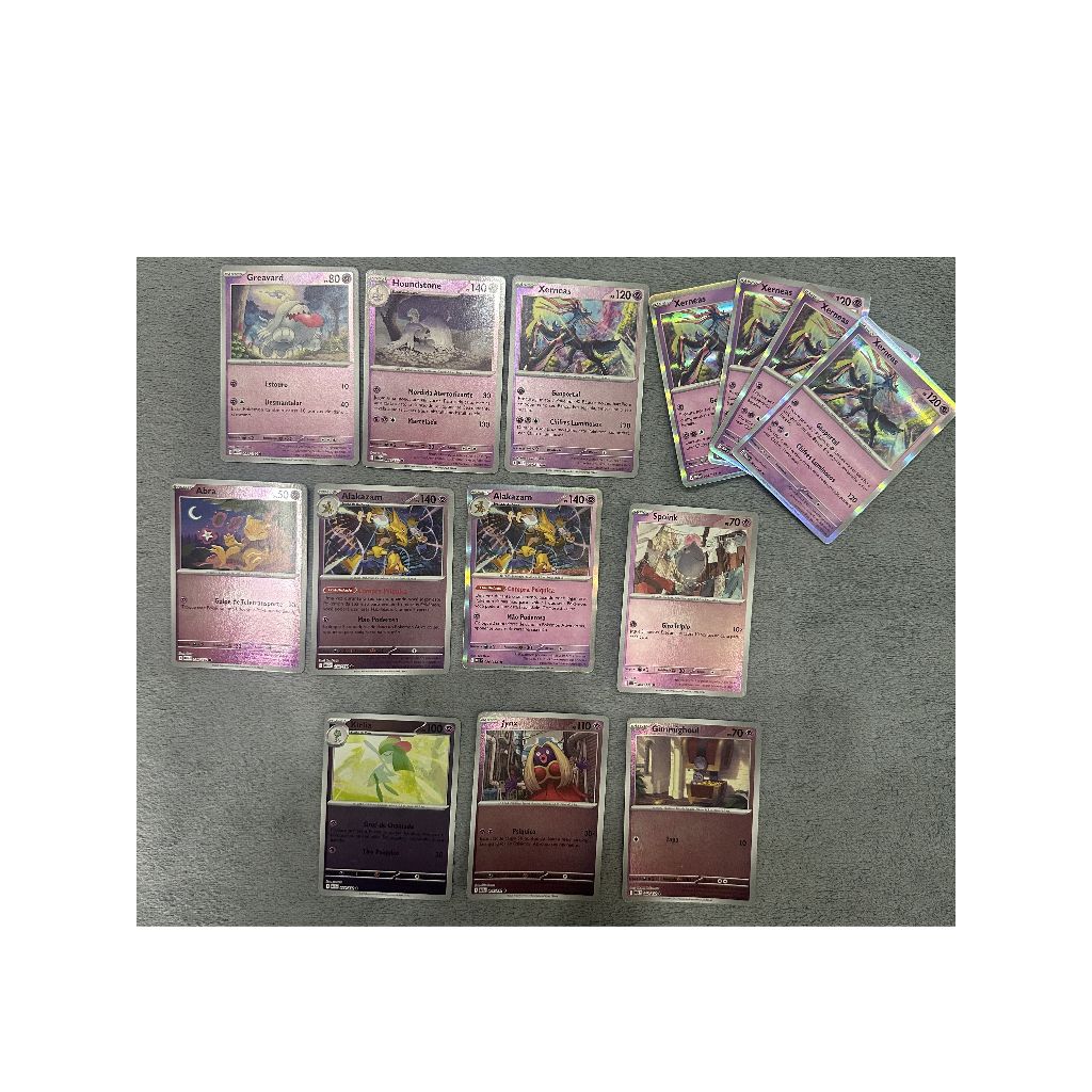 Pokémon TCG Mega Evolução (ME1/132) | Reverse Holo e Holo Psychic | Complete seu Master Set | Original Copag