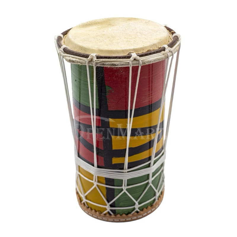 Bacurinha artesanal com corda em pele couro instrumento percussão tradicional Bahia olodum cultura afro africana