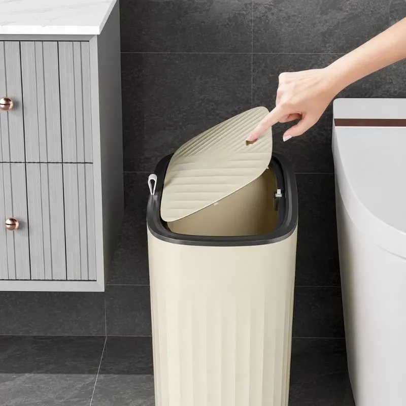 Lixeira Slim 15L com Tampa Click Antiodor — foto 5