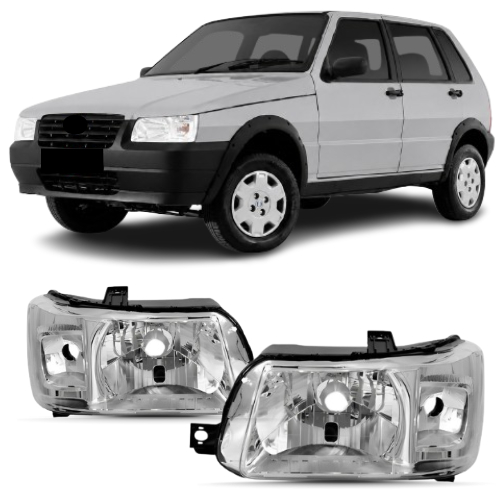 Par/Un Farol Dianteiro Uno 2004 2005 2006 2007 2008 2009 2010 2011 2012 2013 Cro