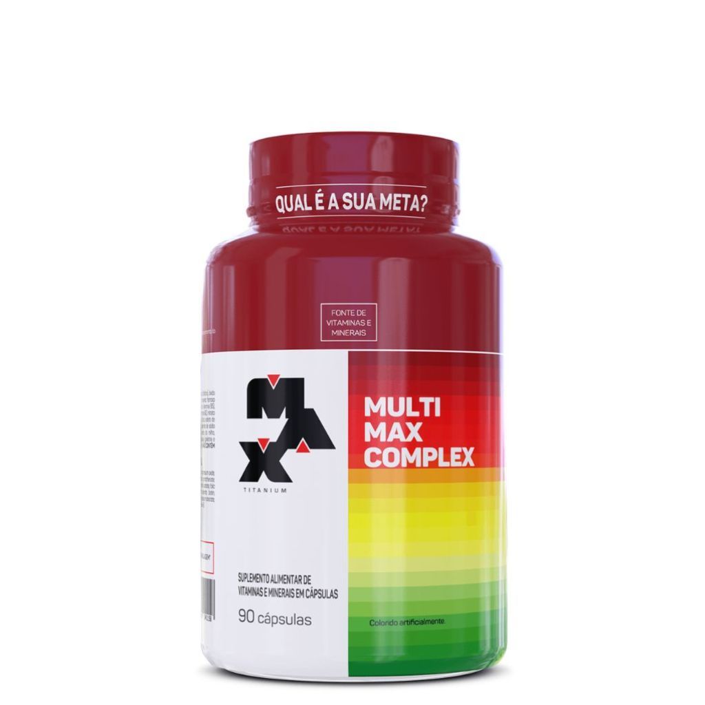 Multivitamínico MultiMax Complex 90 Cápsulas Max Titanium