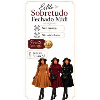 Vestidos Evangélicos Modernos Plus Size Rodado Godê Com Cinto Manga 3/4 Detalhes Oncinha