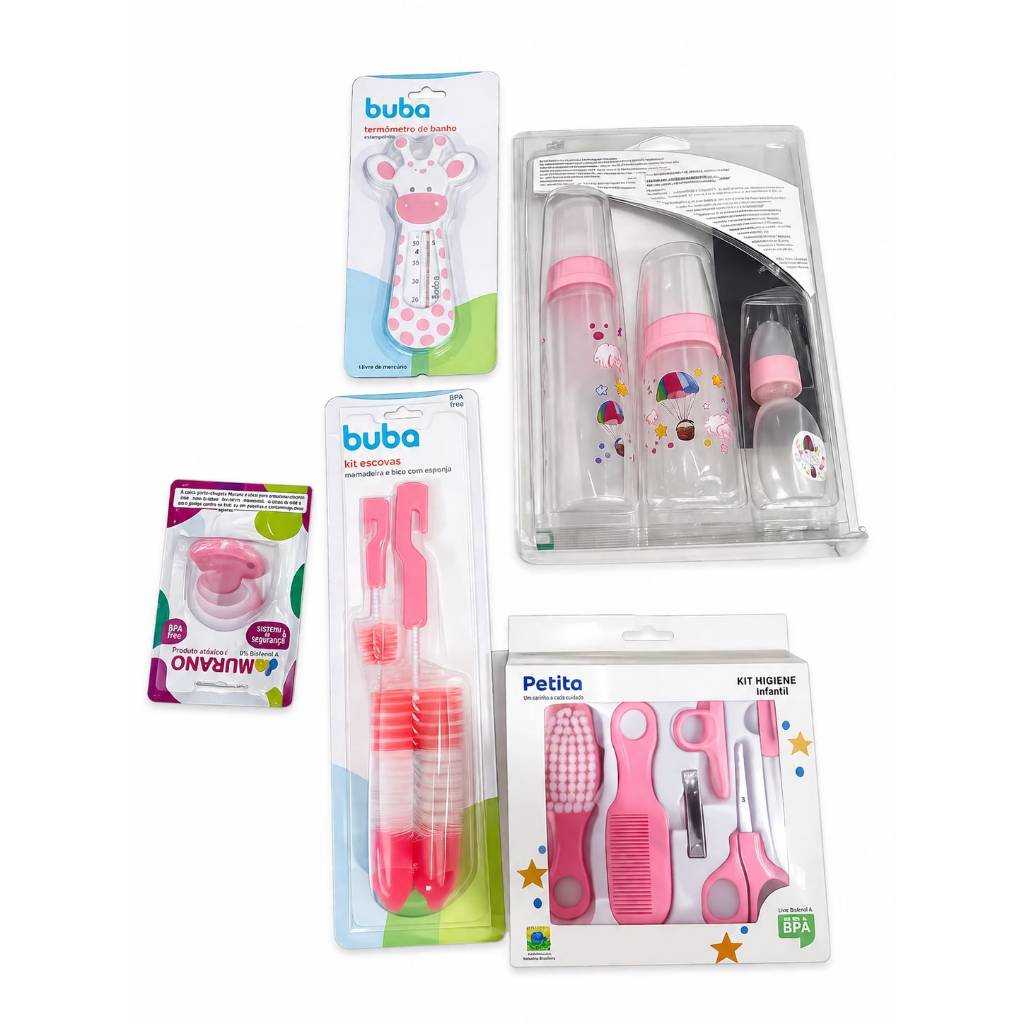 Kit Bebe Recém Nascido Completo Enxoval Cuidados e Higiene +0 Meses Neutro