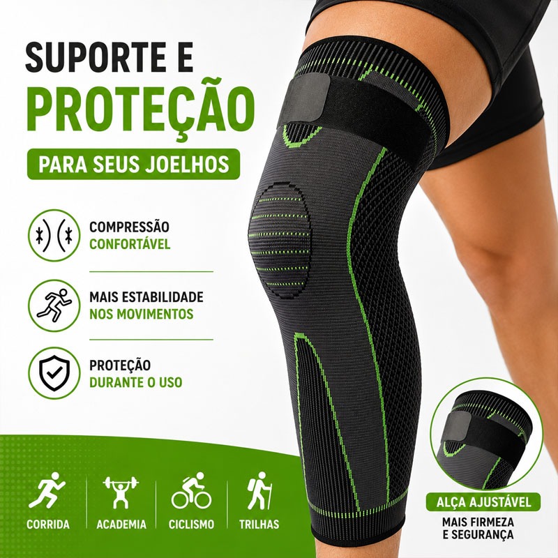 Meia Joelheira de Compressão Ortopédica