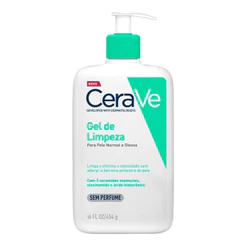 Gel de Limpeza Facial CeraVe Antioleosidade Pele Normal a Oleosa 454g
