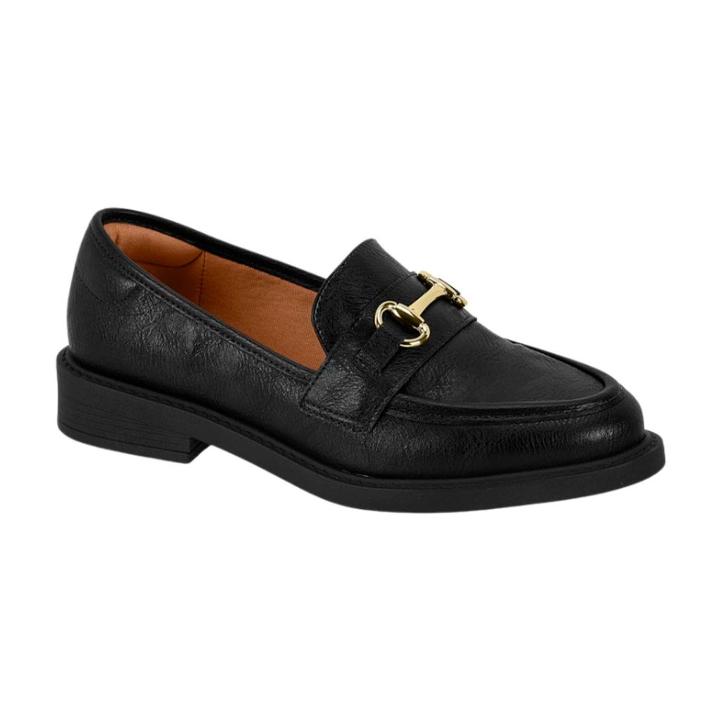 Mocassim Loafer Vizzano Clássico Confortável Leve Versátil